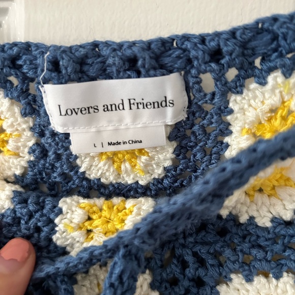 Revolve Crochet Shorts -Small - Picture 2 of 3